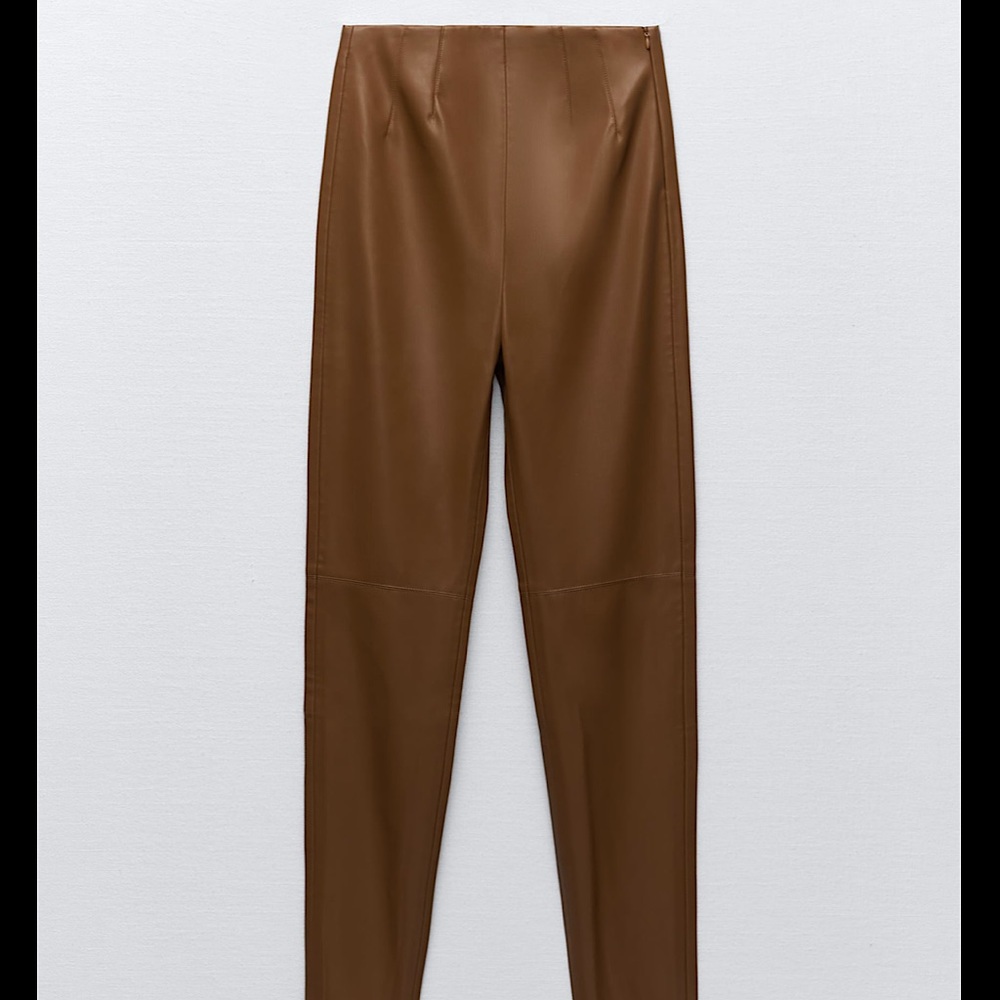 NWT: Zara Faux Leather Pants